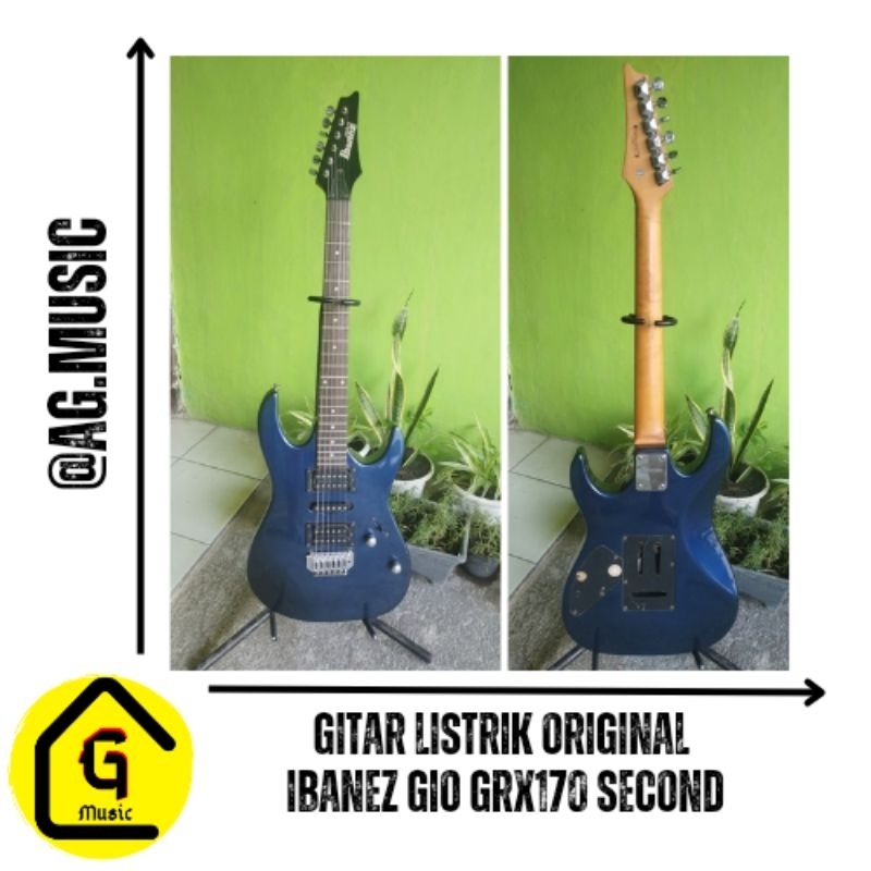 GITAR LISTRIK / ELEKTRIK ORIGINAL IBANEZ GIO GRX170 SECOND STRAT MIC ( MADE IN CHINA)