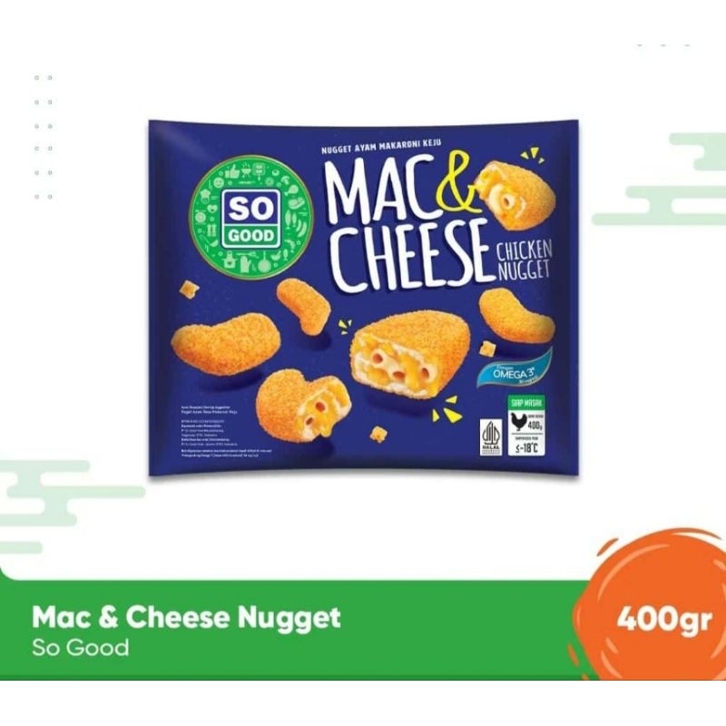 

sogood nuget mac & chesee 400g