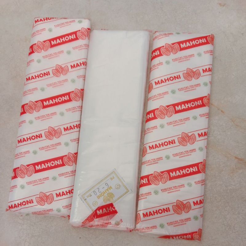 Plastik Pe bening/plastik Serbaguna Cabe Anti panas Uk 6x20/8x20