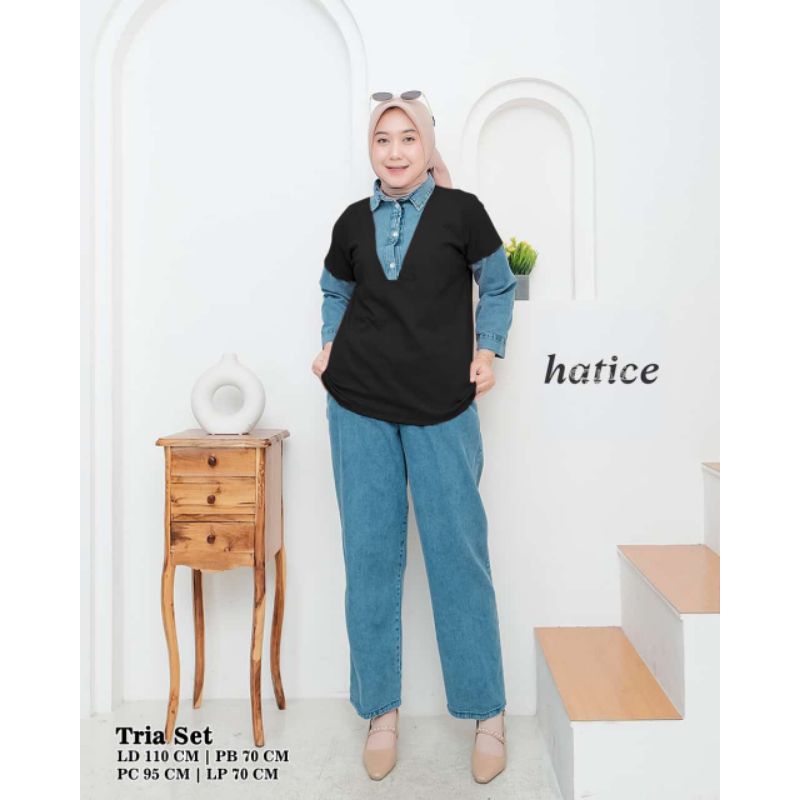 Tria one set jeans combett ori hatice