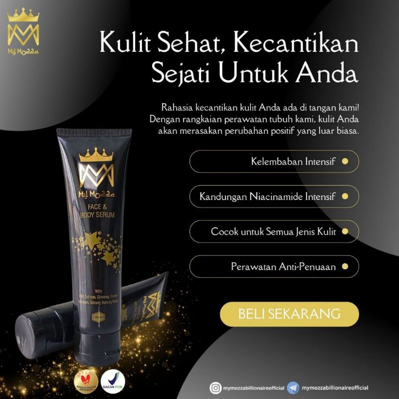 My Mozza Face & body serum Original BPOM | My Mozza