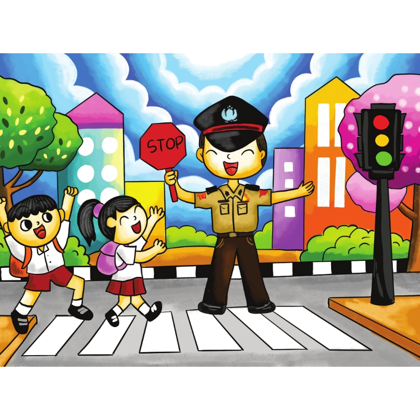 IK6 Buku Coloring - Happy Coloring Series - C-Klik Media