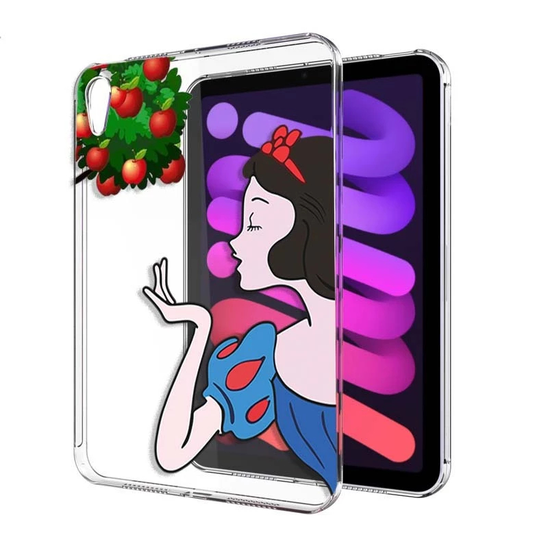 Casing ipad for iPad Air 4 3 2 1 Softcase ipad motif Snow white protective case