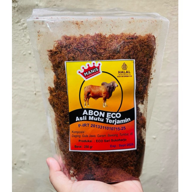 

Abon sapi Abon Eco kemasan 250 gram
