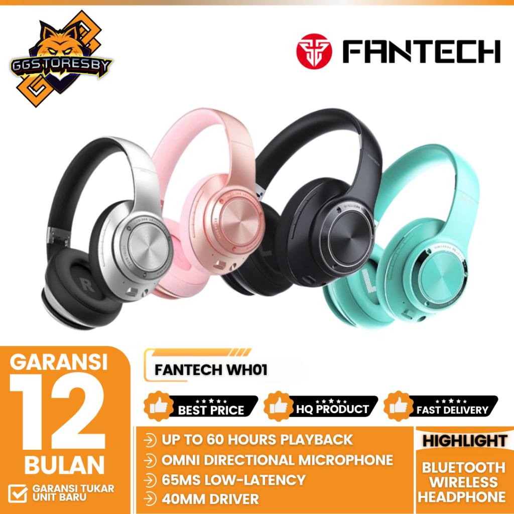 Fantech Wh01 Bluetooth Wireless Headphone