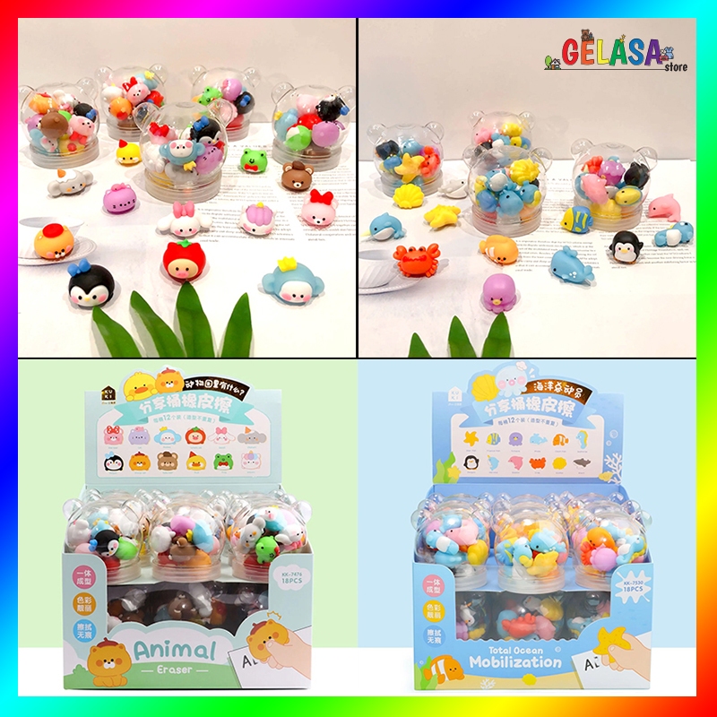 

Gelasa Penghapus Lucu Mini Eraser