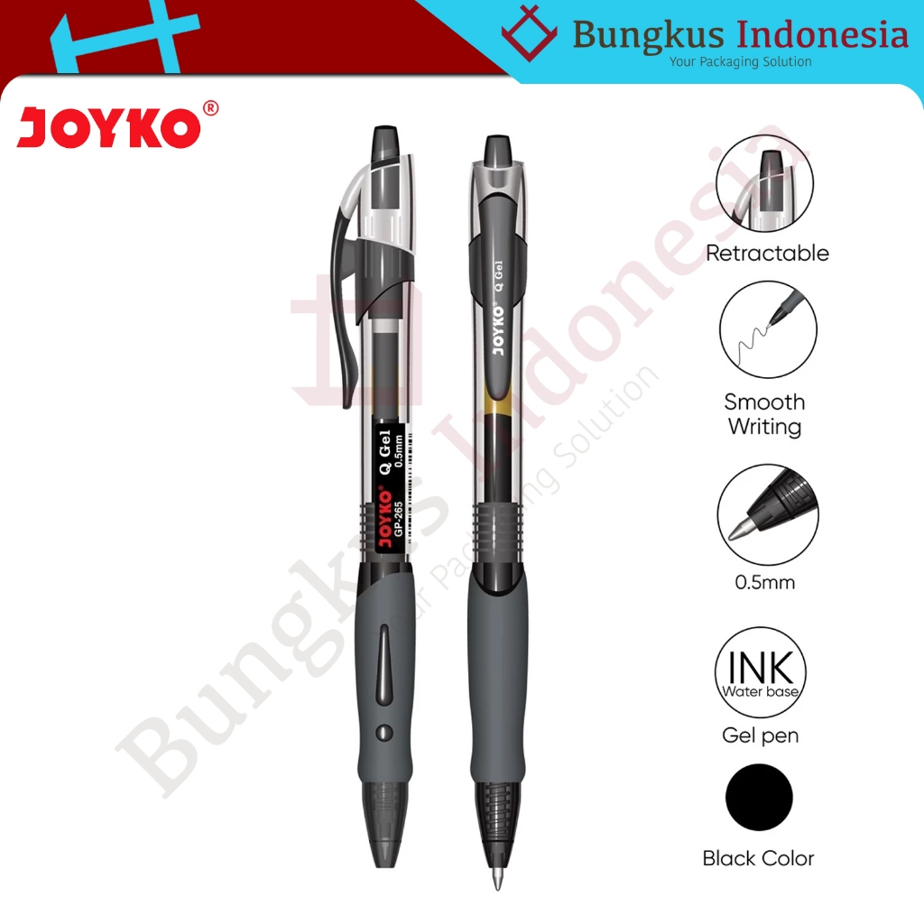 

Gel Pen Pulpen Pena Joyko GP-265 Q Gel 0.5 mm 1pc