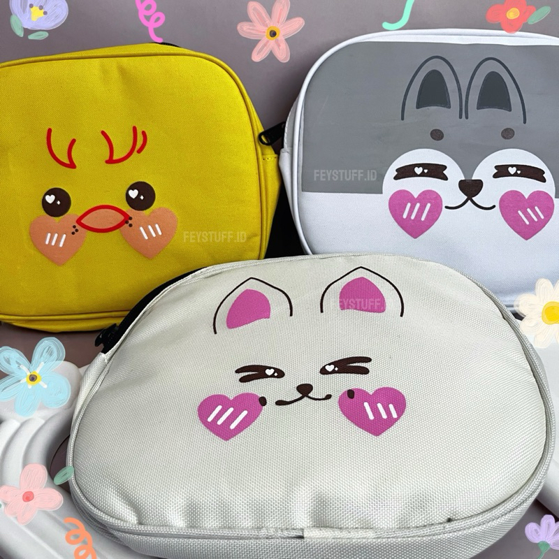 ready stock pouch skzoo muat di tas pvc feystuff