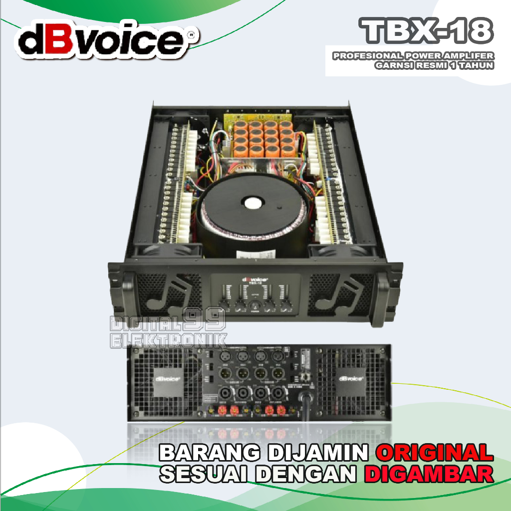 Power Amplifier Class H DB VOICE TBX 18 | TBX18 | TBX-18 Original