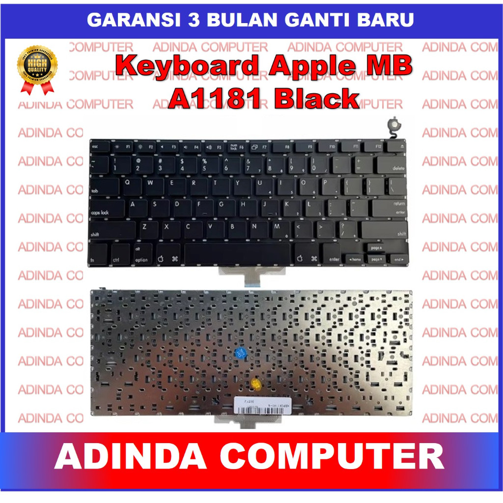 Keyboard Apple Macbook A1181 A1185 13.3 13 Inch Black