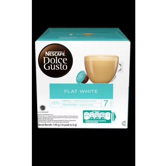 

[PROMO SPECIAL OPENING] Nescafe Dolce Gusto Flat White 108g Original Termurah