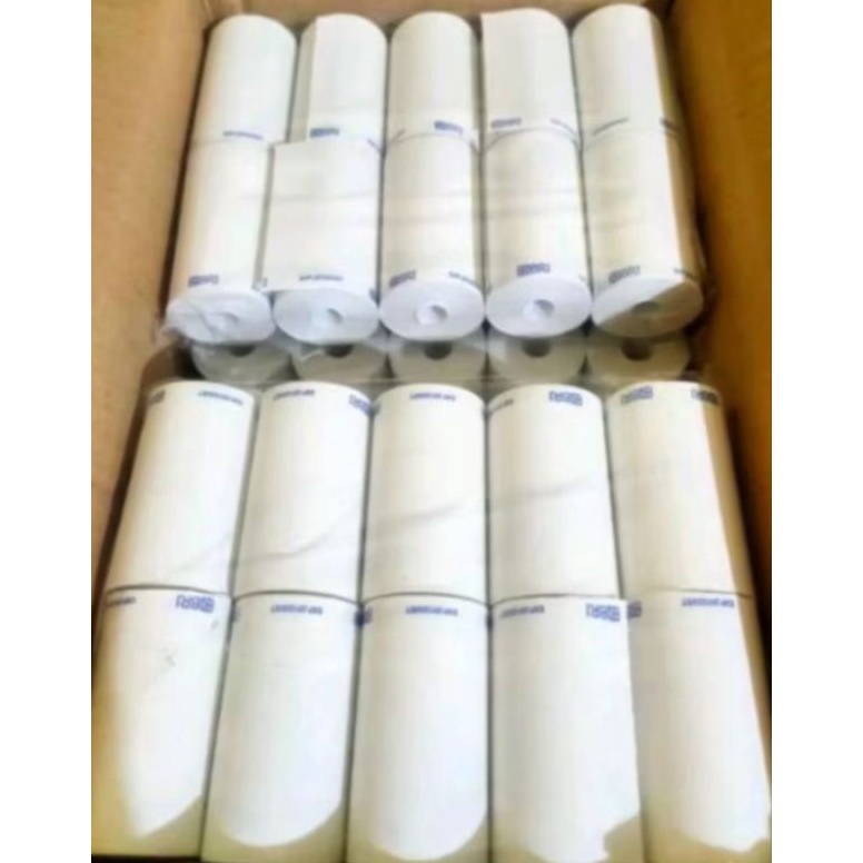 

paket 2kg isi 5 Roll kertas termal logo BRI 57x33mm Coreles