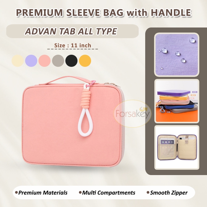 Advan Tab VX Lite Neo Sketsa 1 2 3 Tab Tablet 10 10.1 10.4 Inch Sleeve Tas Pouch Sarung Bag Soft Cas