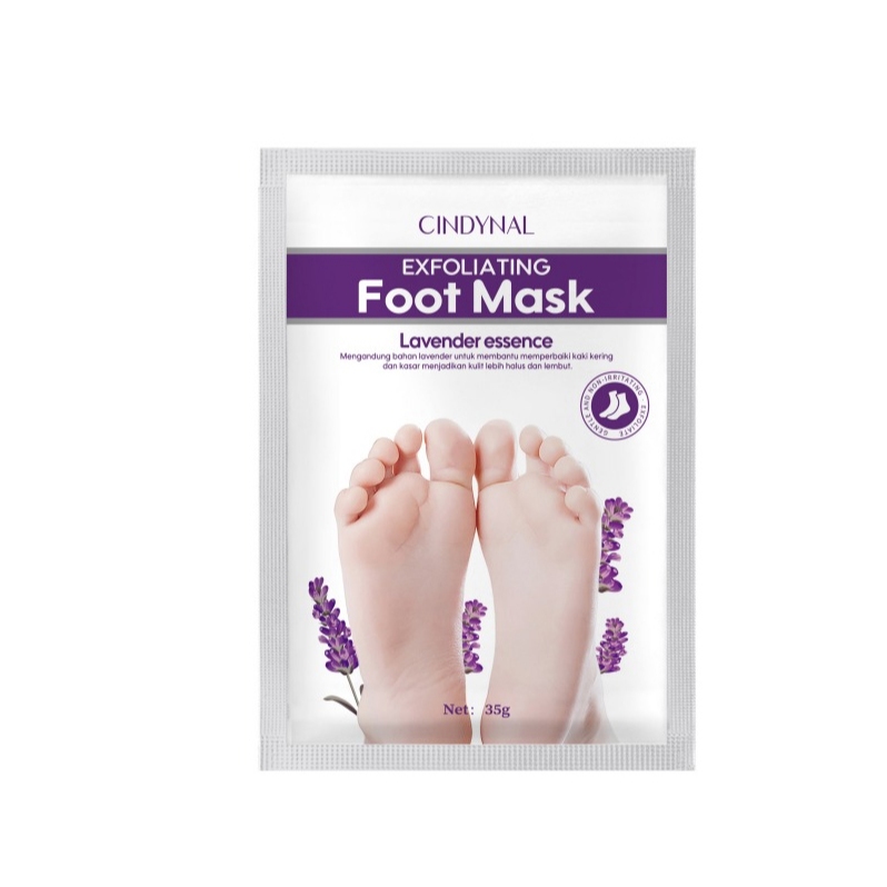CINDYNAL Foot Mask Lavender Exfoliating | Masker Kaki Foot Mask