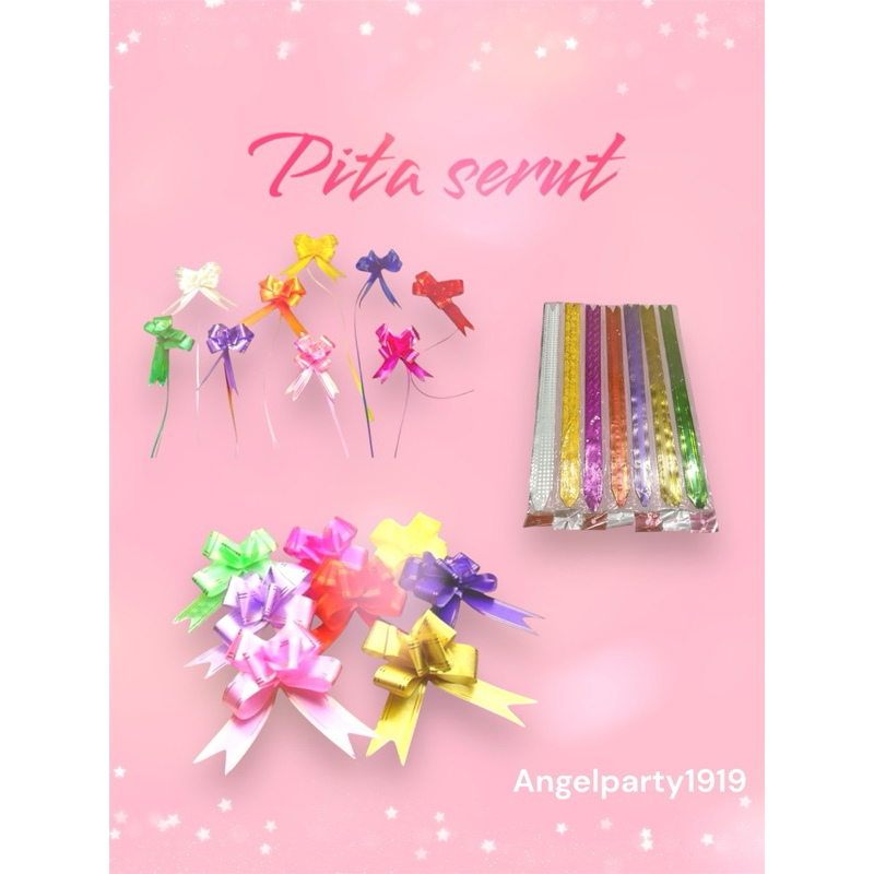 

pita tarik motif / pita serut 30mm x 48 cm / pita souvenir isi 10 pcs