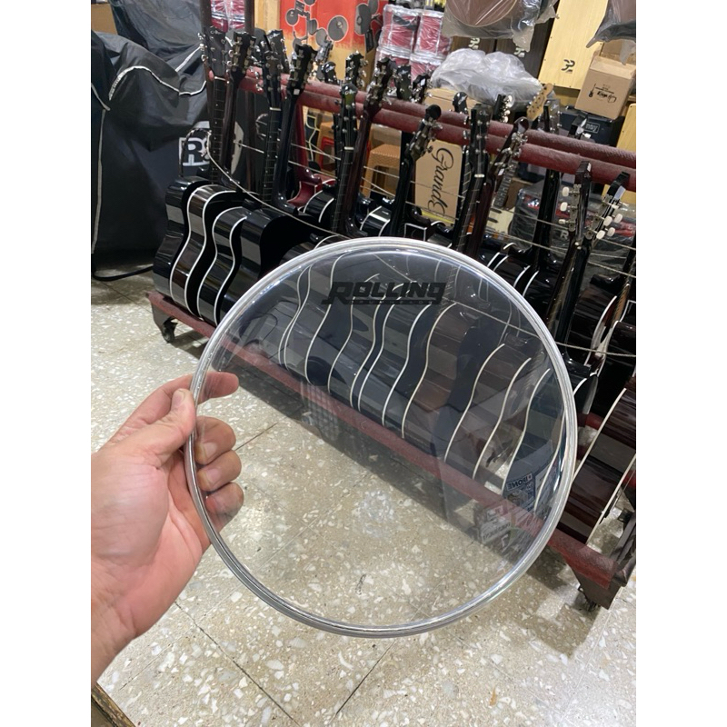 Rolling 10” Drum Head Clear (Transparan), Batter head, Mika drum Atas 10 inchi