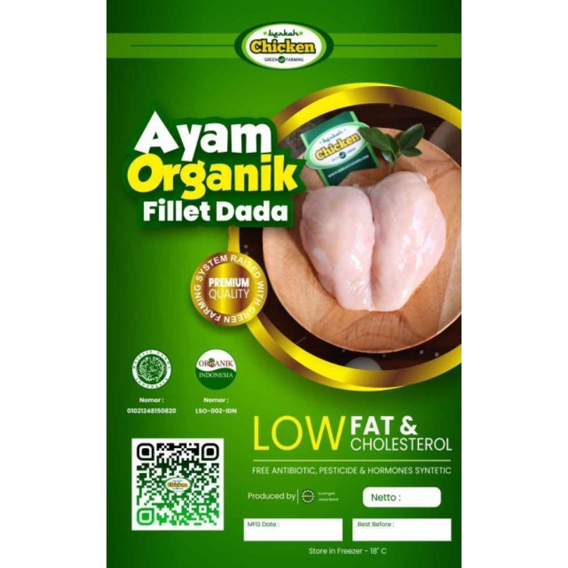 

Berkah Chicken Fillet Dada 500 gram dan 1kg
