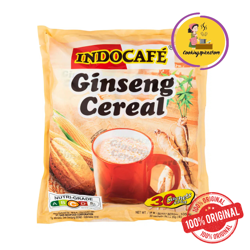 

INDOCAFE GINSENG CEREAL Instant 30 Sachet @ 35gram