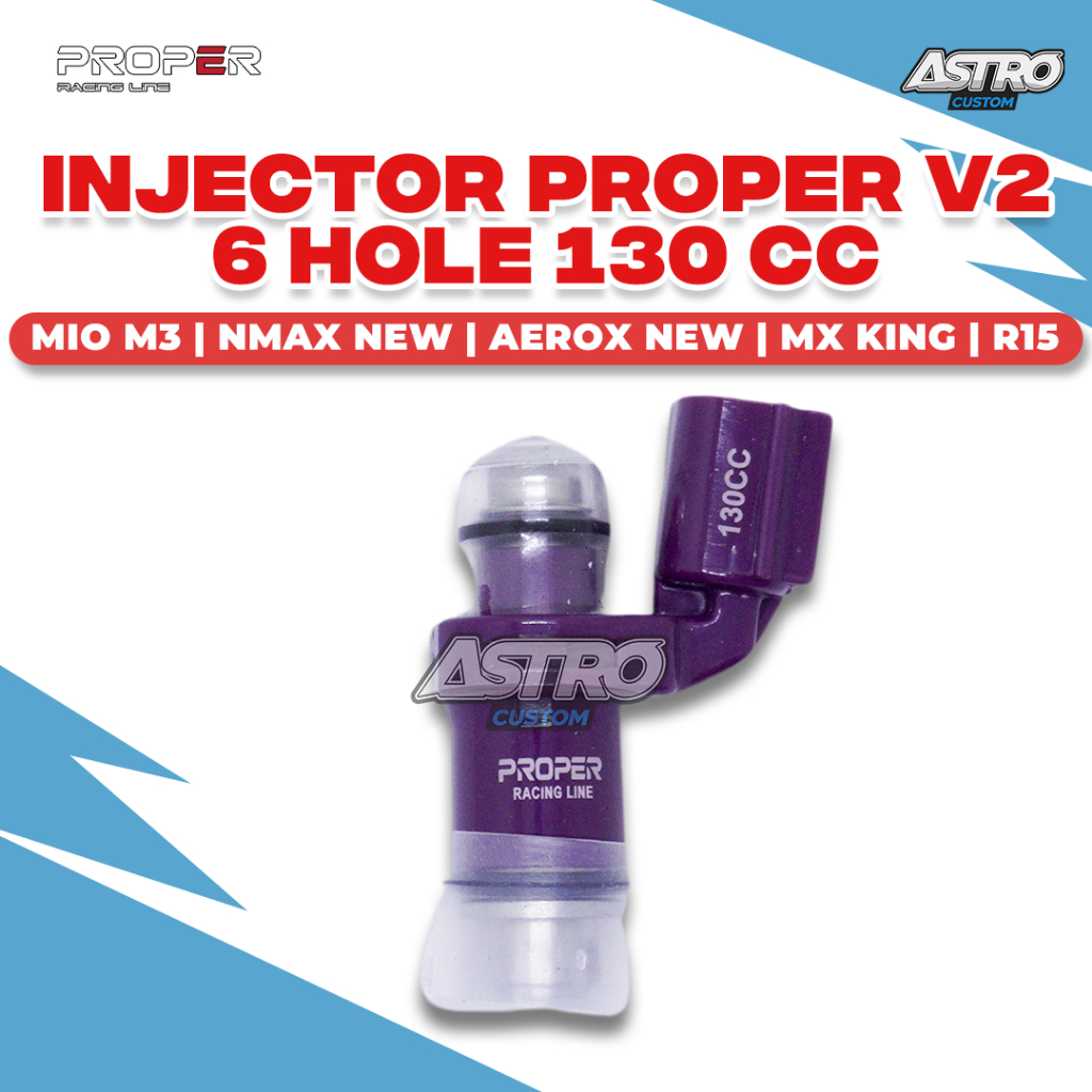 Injektor Proper Nmax Aerox 155 Lexi Mio M3 Soul GT Xride Fino Fi 125 WR155 Fuel Injector Racing V2