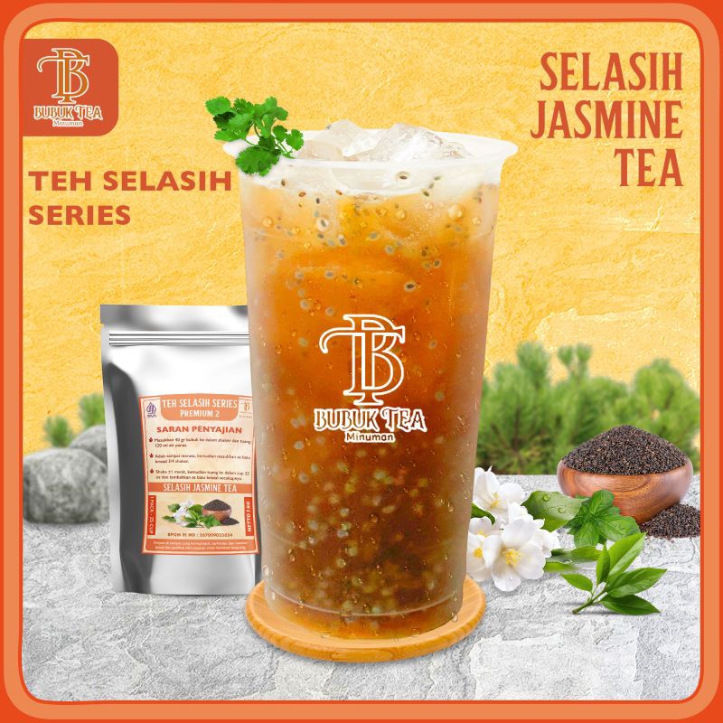 

BUBUK MINUMAN JASMINE TEA TOPPING SELASIH - BUBUK TEH