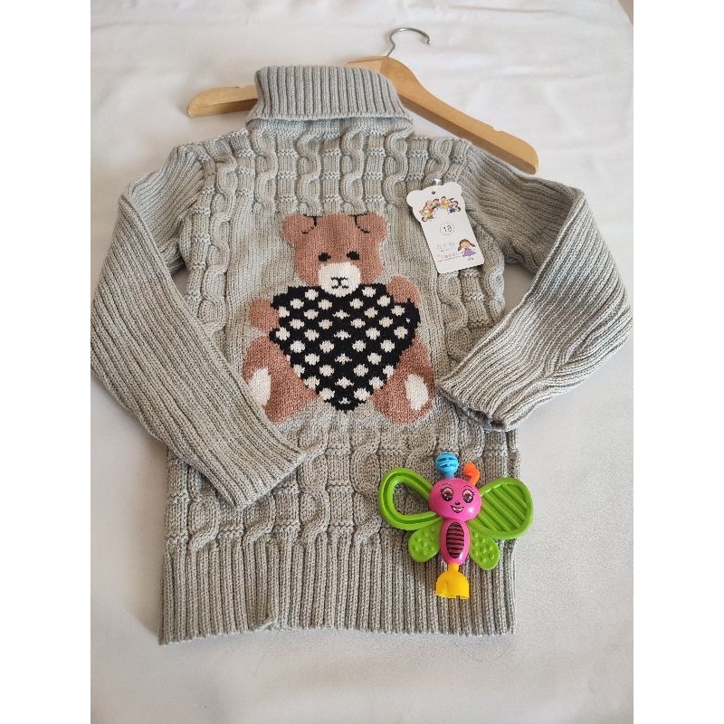 sweater rajut anak import