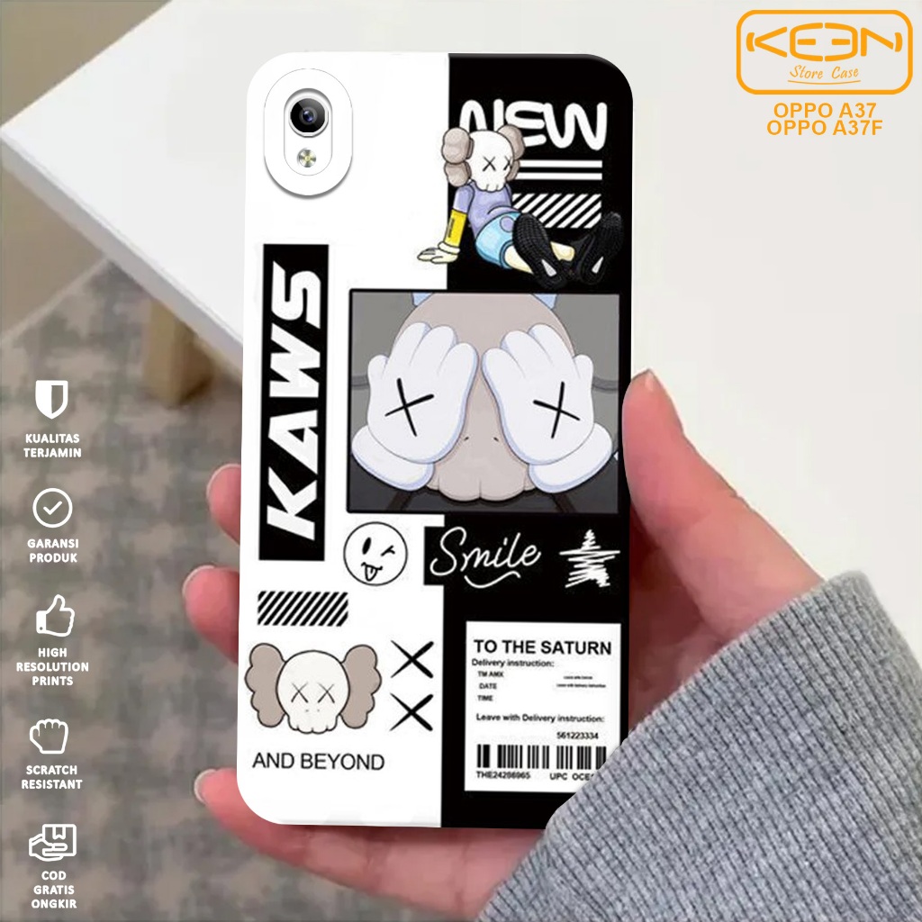 Case Oppo A37/A37F - Softcase Oppo A37/A37F Motif Branded - Casing Hp Oppo A37/A37F - Case Hp - Soft