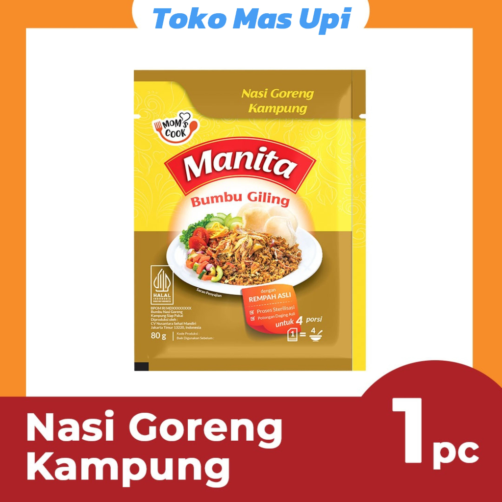 

MANITA Bumbu Giling Nasi Goreng Kampung