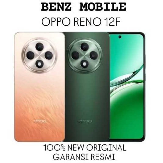 Oppoo Reno 12F 4G 8/256GB New Garansi Resmi