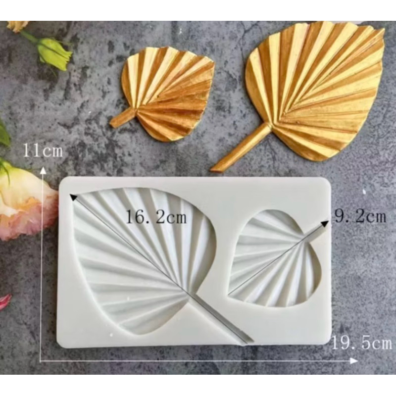 

Palm Leaves fan silicone mould silikon mold fondant