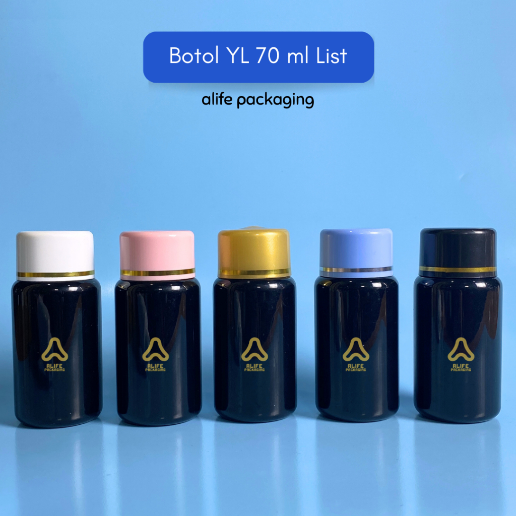 Botol Yardley 70 ml | Botol 70 ml Yardley List | Botol 70 ml - Hitam