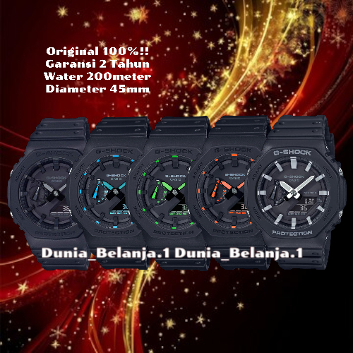 Original 100% Casio G-Shock GA-2100-1A1DR GA-2100-1A2DR GA-2100-1A3DR GA-2100-1A4DR GA-2100-1ADR GA2