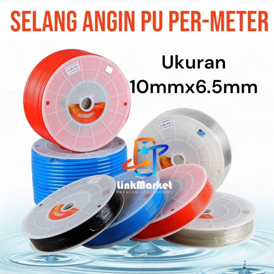 selang pu 10mmx6.5mm/selang angin pu 10mm/selang kompresor udara