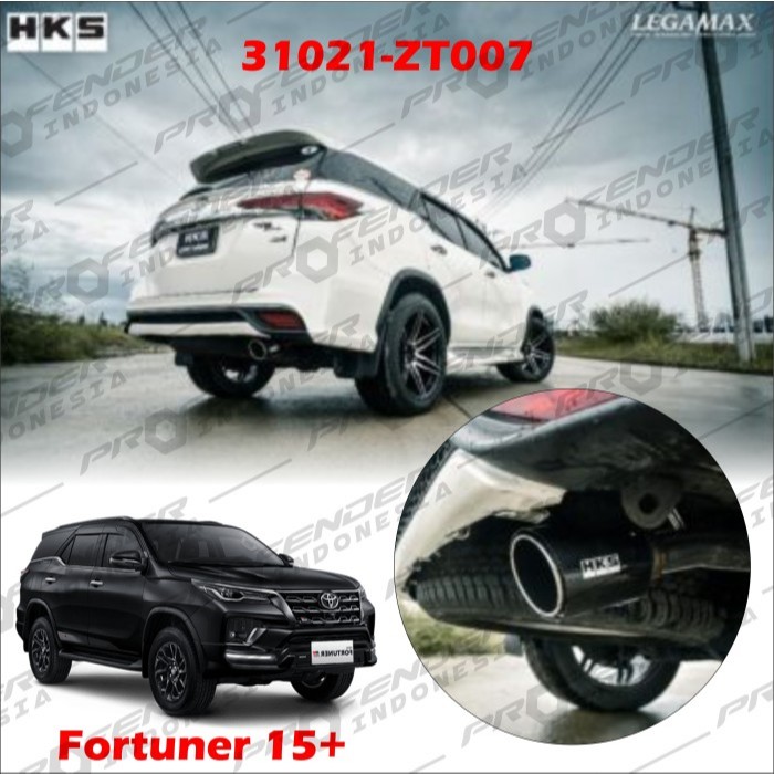 Aksesoris Muffler Exhaust Knalpot HKS - TOYOTA - Fortuner 15+ VRZ SRZ GD Innova Reborn ANKI - Legama