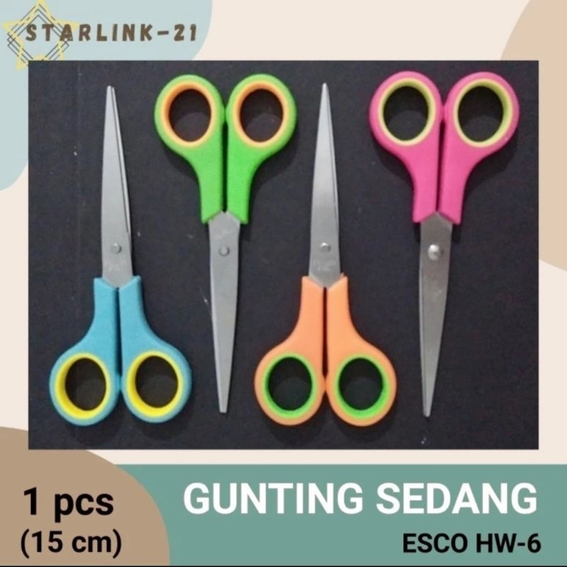 

GUNTING Stainless Steel Warna Warni l Gunting Multifungsi 6 inch