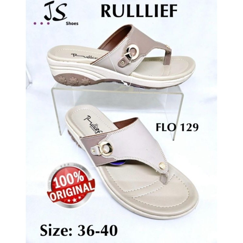 RULLIEF FLO 129 - SANDAL JEPIT CASUAL WANITA DEWASA MERK RULLIEF ORIGINAL