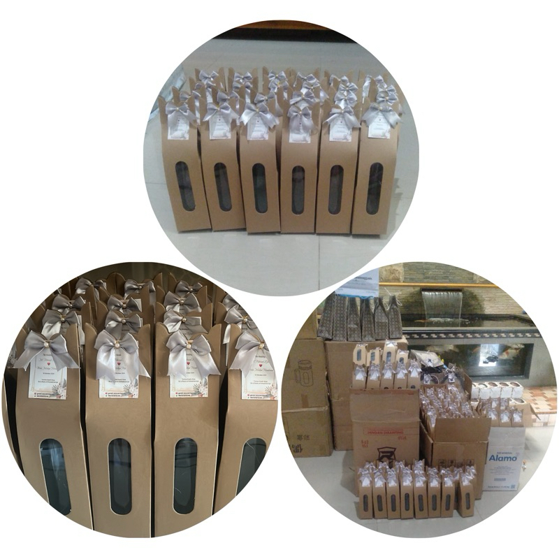 

Souvenir paperbox plus botol diamond