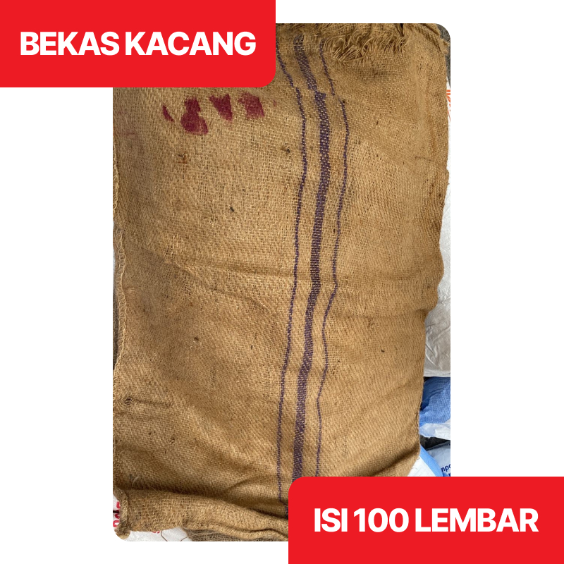 KARUNG GONI 50KG BEKAS ISI 100 LEMBAR - KARUNG GONI BEKAS 50KG - GONI 60X100 MURAH
