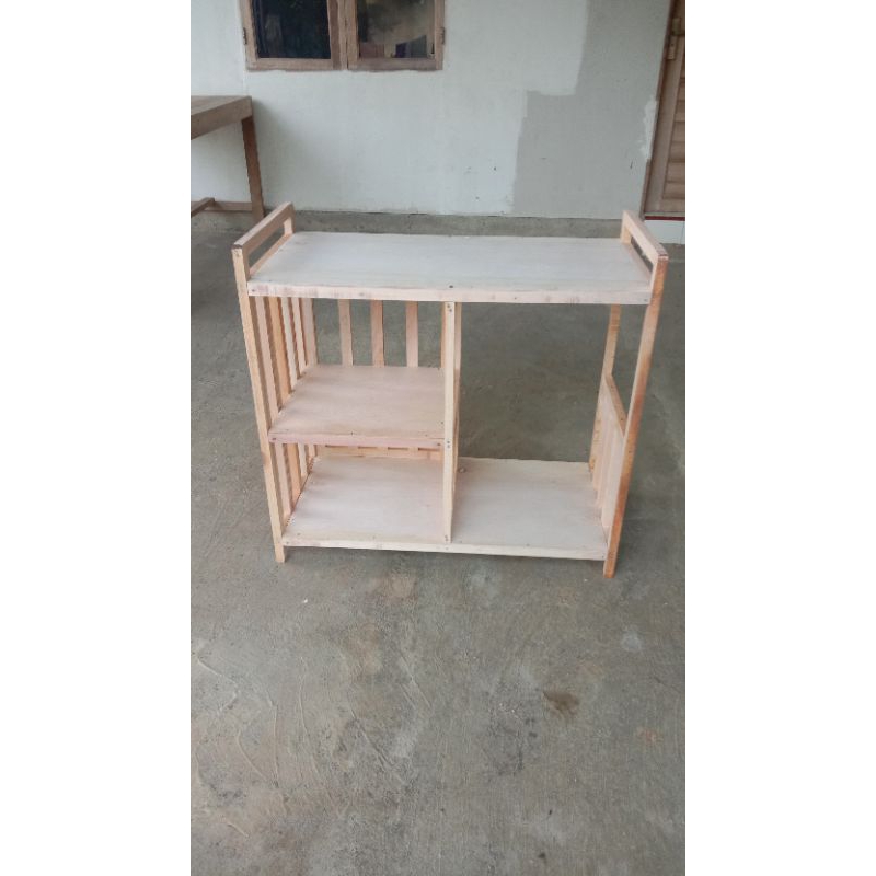 Rak kompor/Rak kayu jari-jari