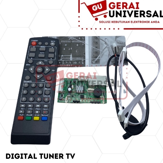 Tuner Digital DVBT2 Untuk TV Tabung