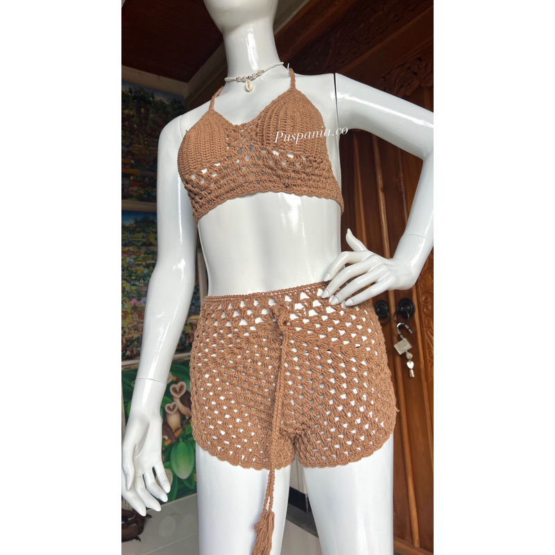 Celana pendek Rajut Celana rajut one set