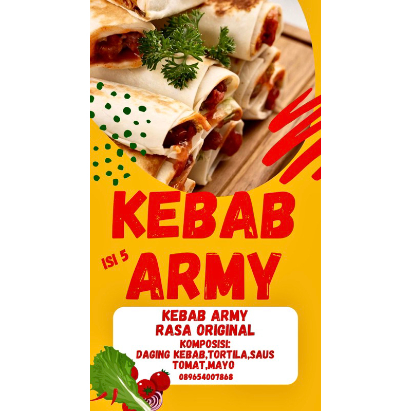 

KEBAB FROZEN ISI 5 rasa original