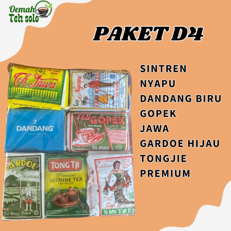 

Racikan Teh Angkringan Solo 7 Jenis Teh (280gram)