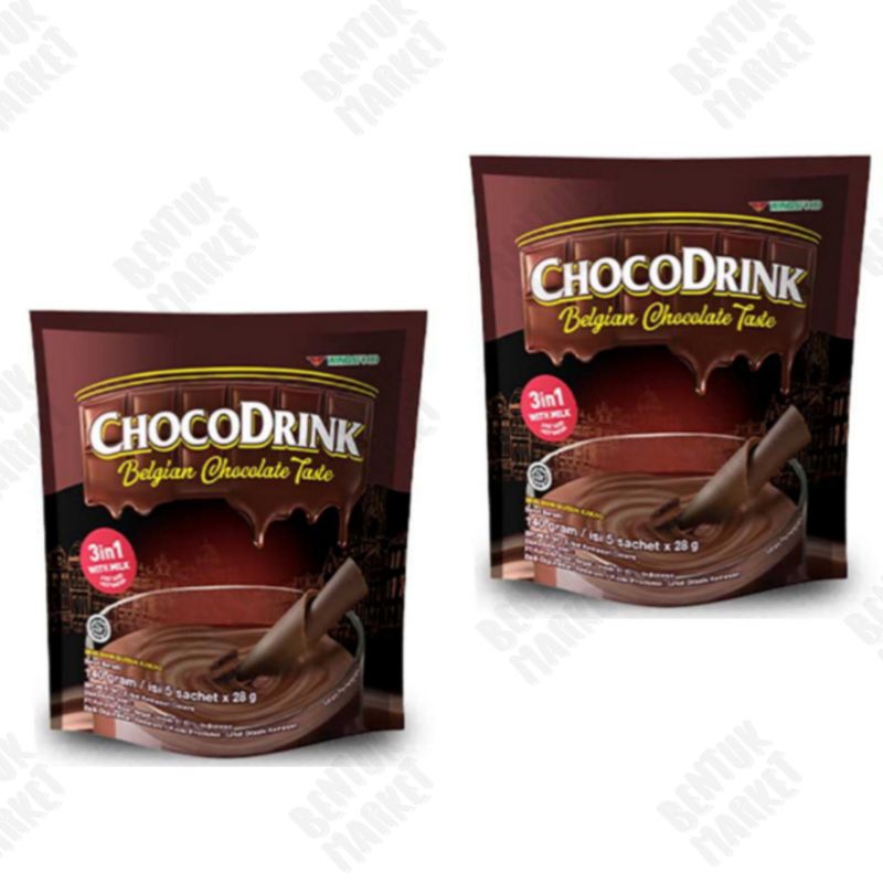 

CHOCODRINK Belgian Chocolate 5x28gr / Minuman Coklat