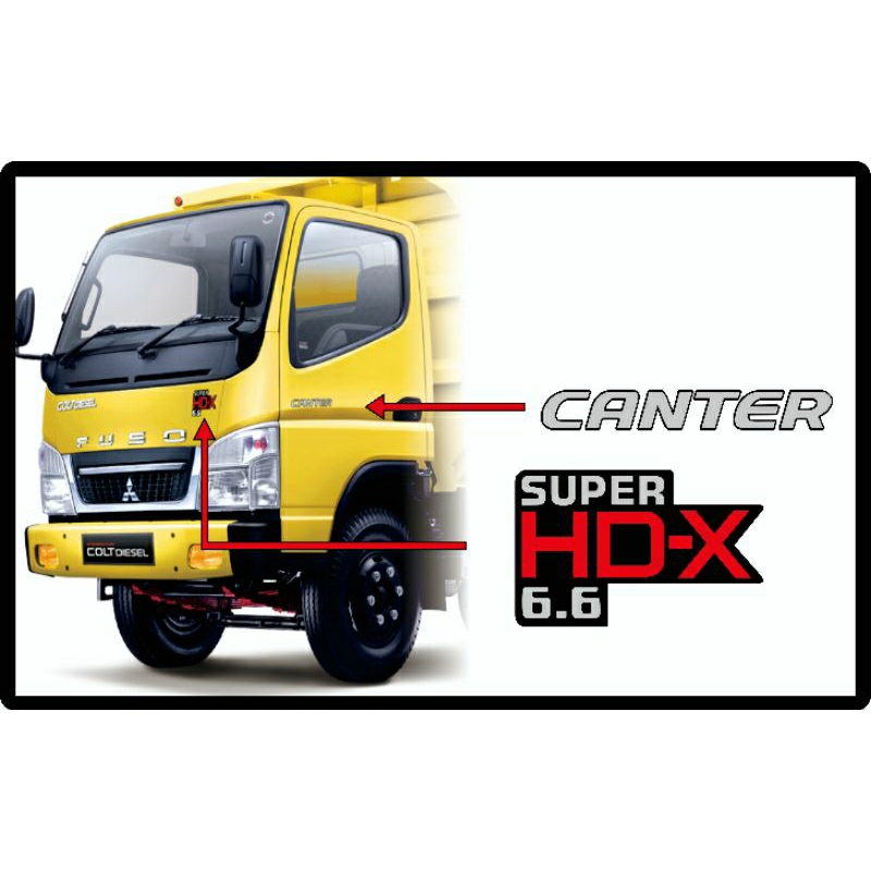 STIKER canter  SUPER HDX 6.6 / STIKER EMBLEM
