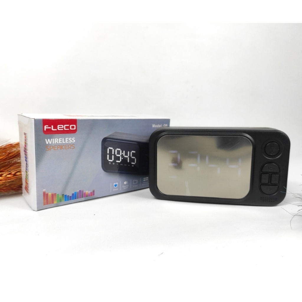 COD- Speaker Jam Mini Dital Fleco Q8 Alarm BLUETOOTH / Speaker Portable Fleco Q8