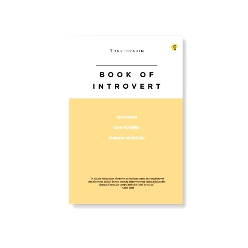 buku -book of introvert-buku untuk introvert
