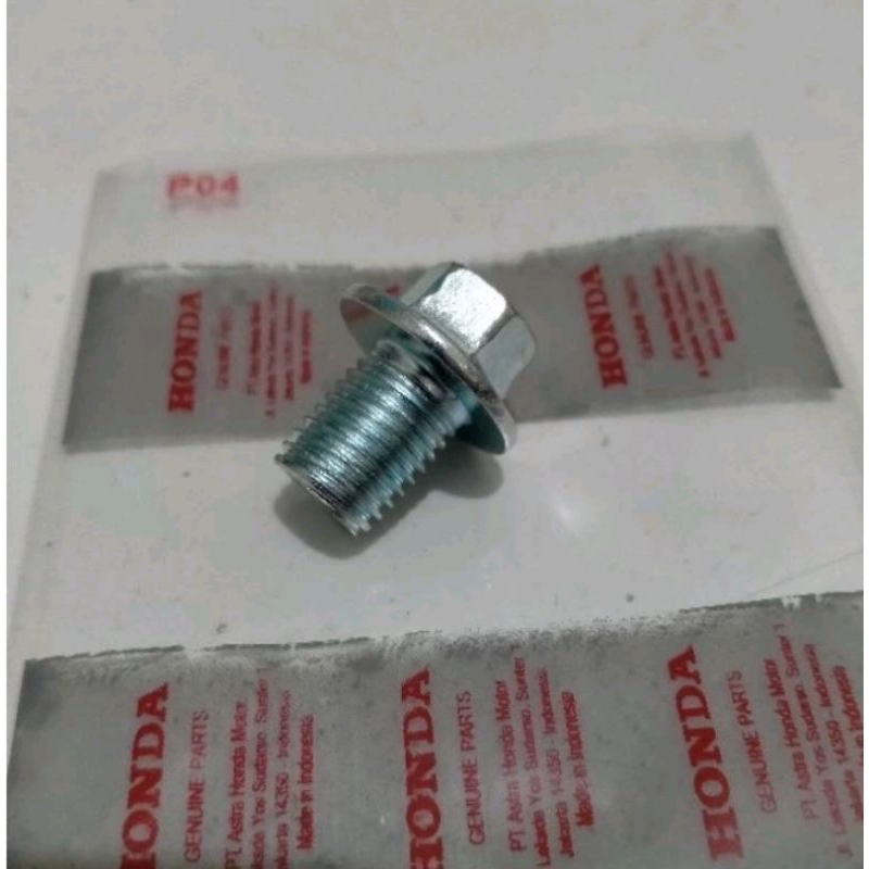 baut tap oli pembuangan oli mesin honda beat,scoopy, vario,spacy