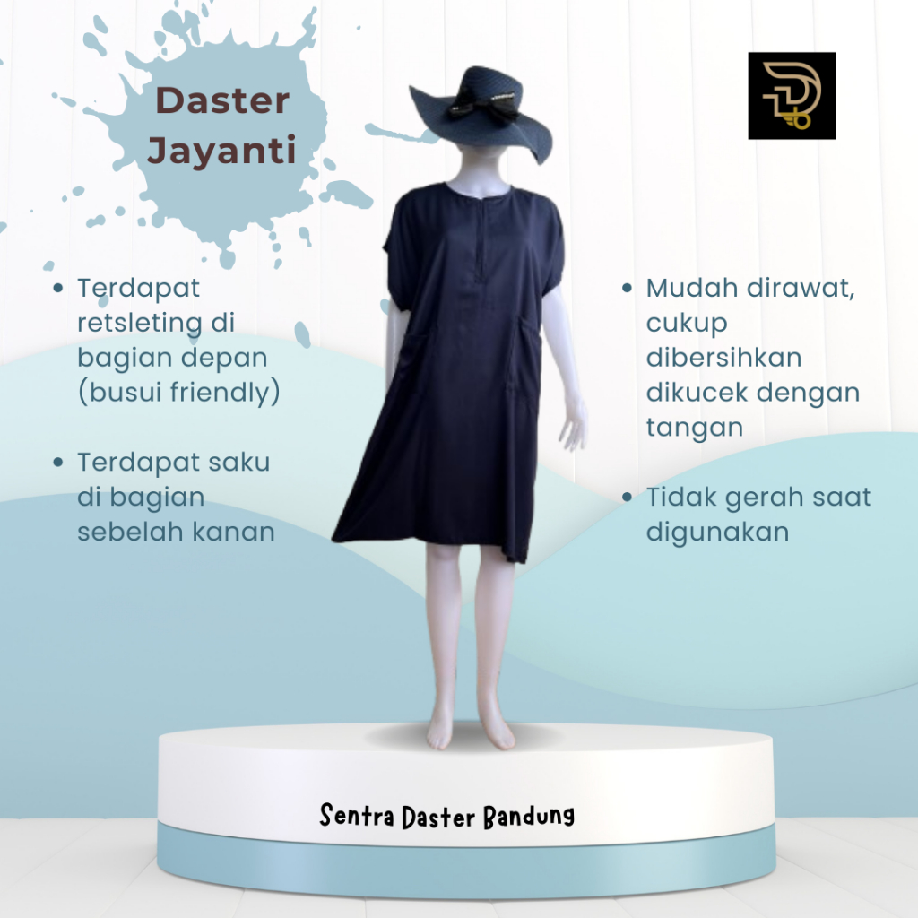 Sentra Daster Bandung Daster Busui Kekinian bisa untuk Baju Hamil Dress Hamil Katun Rayon Viscose