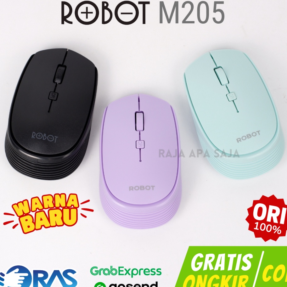 MOUSE ROBOT M25 WIRELESS  Mouse uetooth Tanpa Kabel Mous Komputer PC Laptop Mouse Leptop