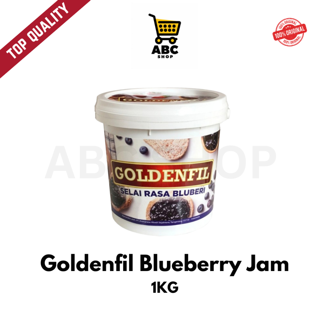 

Goldenfil Blueberry Jam / Selai Blueberry Goldenfil 1KG